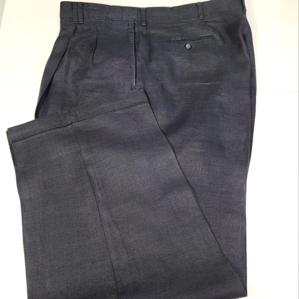 Men's Black Yale Trouser Collection Pants